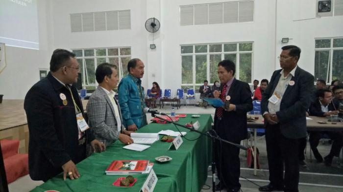 Irjen Pol (Purn) Drs. Daud Sihombing, SH. dan St. M. Parlin Sihombing secara Aklamasi Terpilih Menjadi Ketua Dewan Pengawas dan Ketua Umum Dewan Pengurus PBSS Periode Tahun 2018-2023