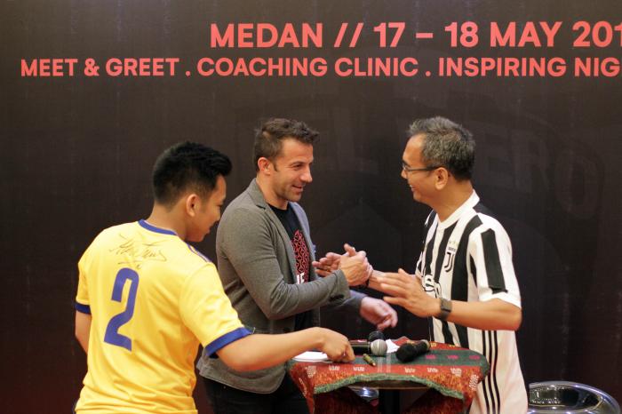 Berita Kedatangan Del Piero ke Sumut Paling Dicari Pembaca