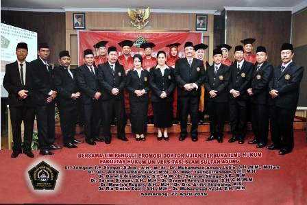 Syukuran 11 Lulusan Doktor Hukum UDA dari Unissula