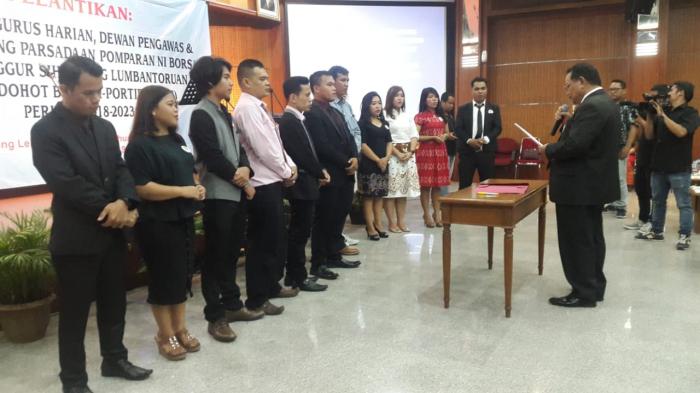 Pengurus Naposo Bulung Perhimpunan PBSS Dilantik.
