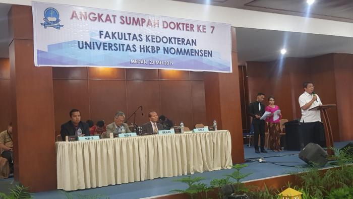 Rektor UHN Medan : Dokter Lulusan UHN Harus Berdedikasi dan Penuh Kasih