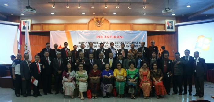 Pelantikan Badan Pengurus Harian, Anggota Dewan Pengawas dan Pengurus Naposo Bulung Borsak PBSS Berjalan Sukses