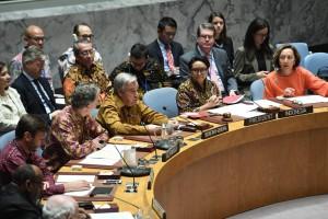 Menlu Retno Pimpin Diplomasi Batik Warnai Sidang Dewan Keamanan PBB
