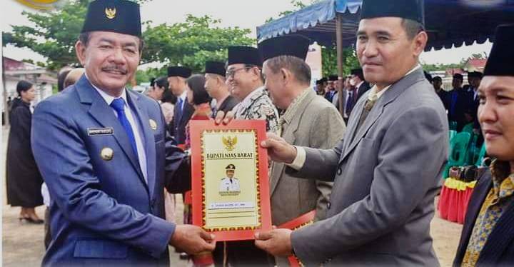 Khenoki Waruwu Lantik Pejabat Pimpinan Tinggi Pratama Di Lingkup Pemkab Nias Barat