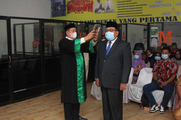 Direktur PUDAM Tirta Bina Labuhanbatu Masa Jabatan 2022-2024 Resmi Diangkat