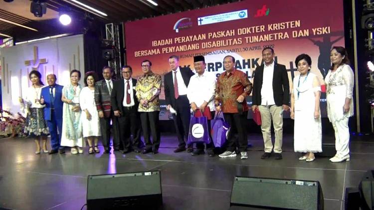 Forum Diakonia Dokter Sumut dan YSKI Rayakan Paskah Bersama Ratusan Peyandang Disabilitas