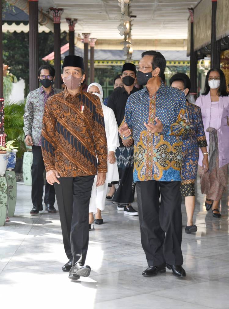 Presiden dan Ibu Iriana Silaturahmi ke Keraton Yogyakarta