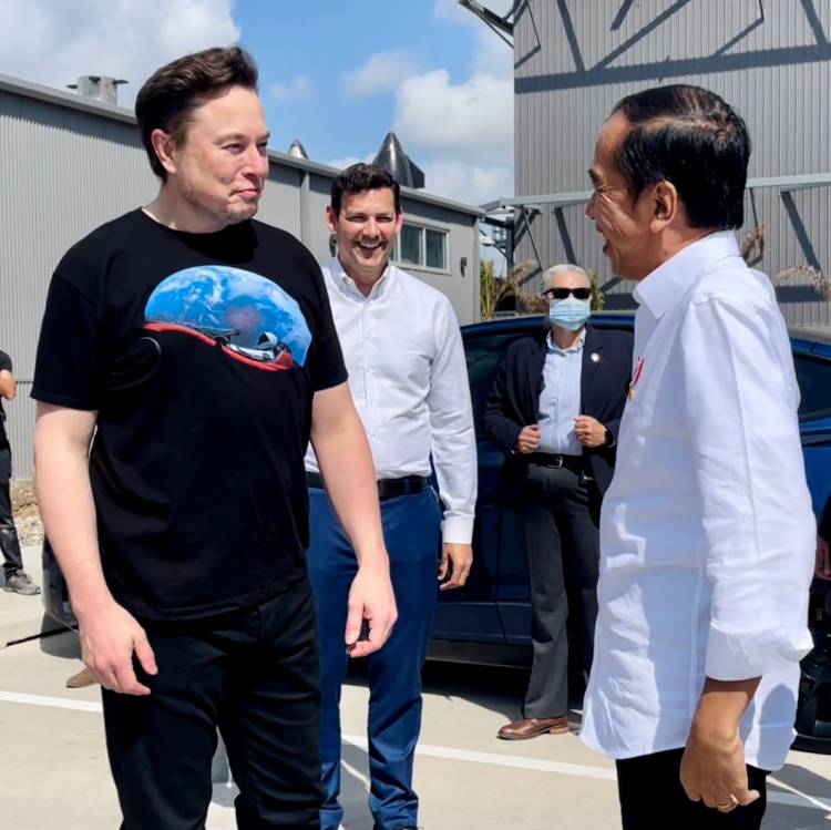 Presiden Jokowi Kunjungi Space X