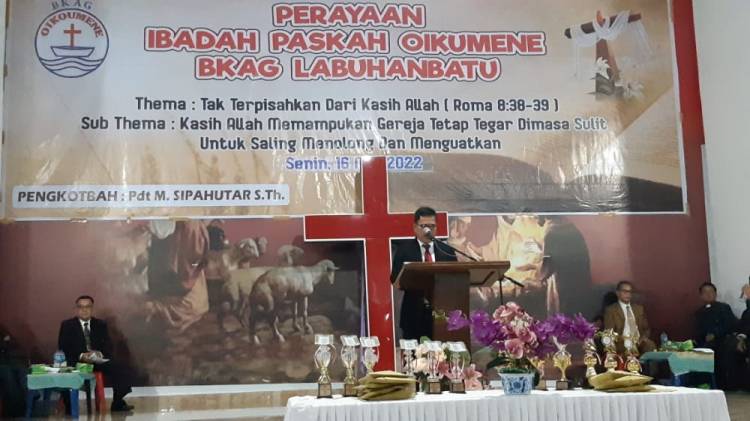 Perayaan Paskah Oikumene, Bupati Labuhanbatu Berharap Menjadi Momentum Menguatkan Kasih Persaudaraan