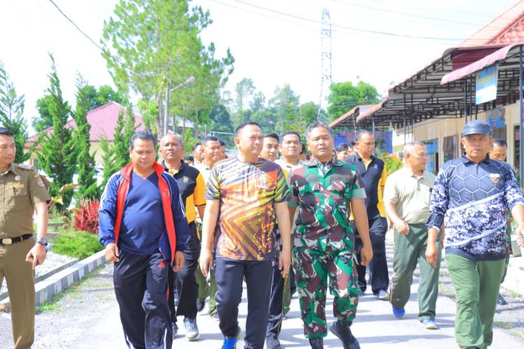 Pemerintah Kabupaten Humbang Hasundutan Dan Polres Humbahas Laksanakan Giat Halalbihalal