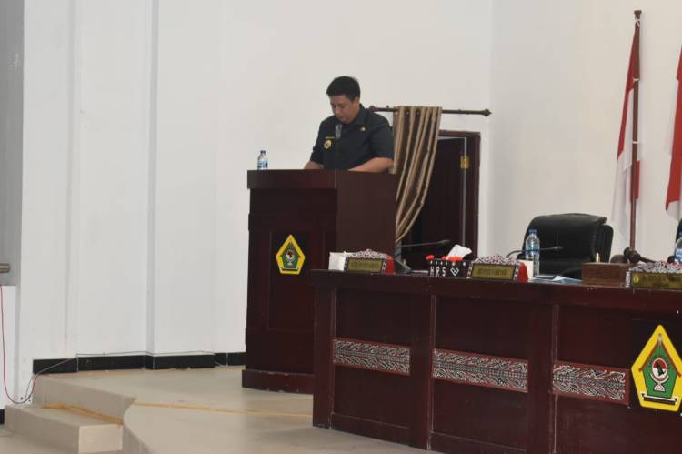 Bupati Samosir Hadiri Rapat Paripurna Penyampaian Dan Pengambilan Keputusan DPRD Atas LKPJ TA 2022