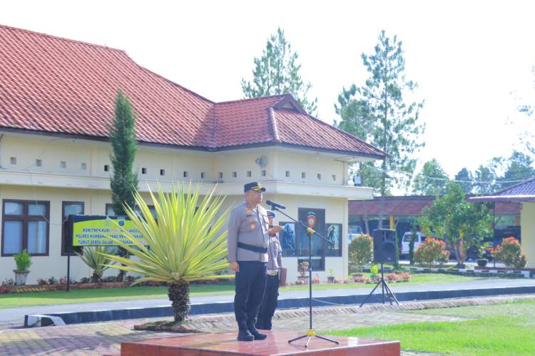 Polres Humbang Hasundutan Gelar Apel Konsolidasi Berakhirnya Operasi Ketupat Toba 2023