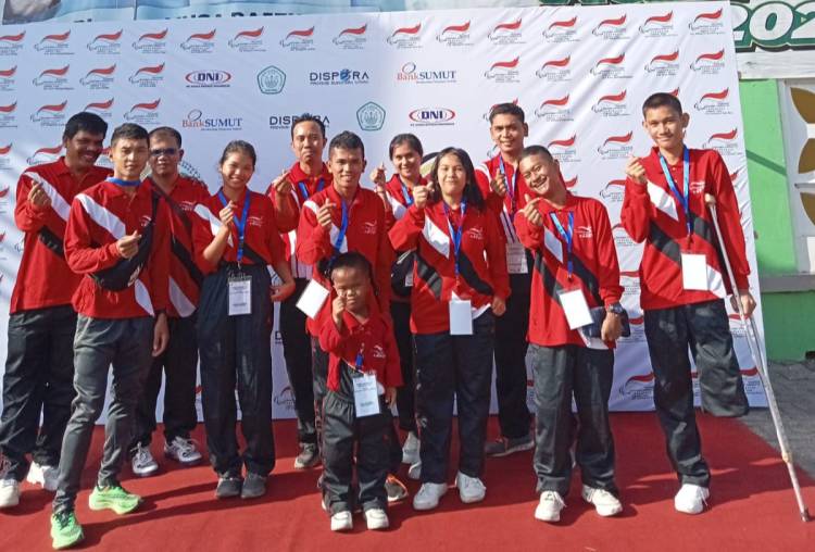 Penyandang Disabilitas Taput Kirimkan 9 Atlet Berkompetisi Di Peparprov 2023