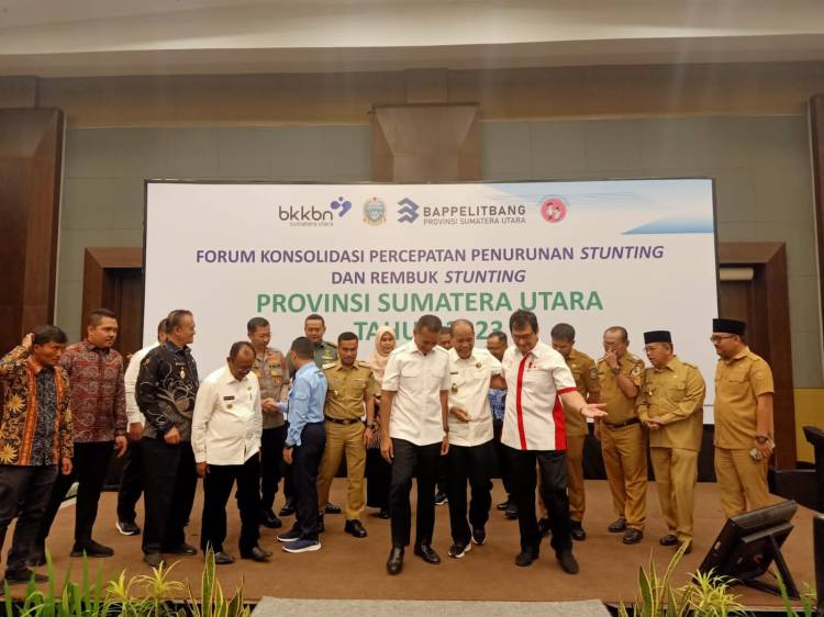 Wabup Martua Sitanggang Hadiri Forum Koordinasi PPS Dan Rembuk Stunting