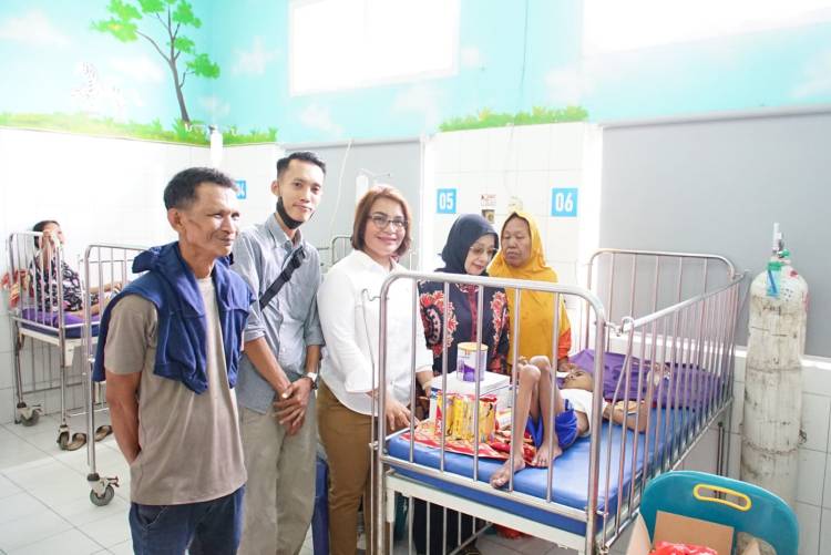 Anak Penderita Kelainan Jantung Mendapat Perhatian Dari Plt. Bupati Labuhanbatu