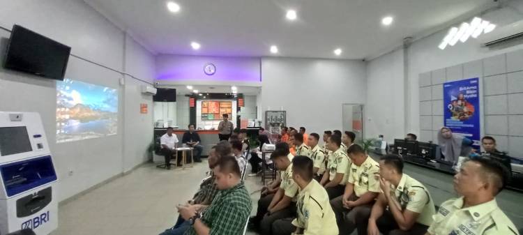 BPBD Labuhanbatu Selatan Sosialisasi Tanggap Bencana Alam di BRI BO Kotapinang
