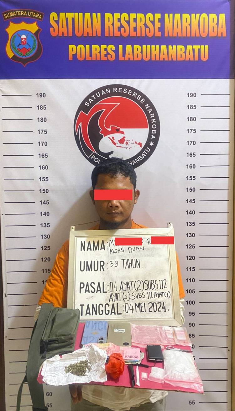 Sinergi TNI-Polri Berhasil Ungkap Kasus Penyalahgunaan Narkotika di Labuhanbatu