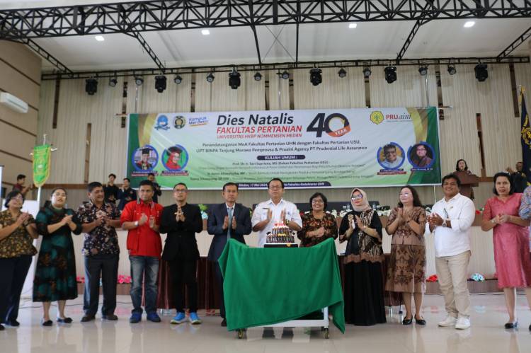 Fakultas Pertanian Universitas HKBP Nommensen Rayakan Dies Natalis ke-40 dan Laksanakan Kuliah Umum