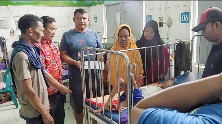 Bocah Penderita Kelainan Jantung Bocah Dikunjungi Tokoh Tionghoa Labuhanbatu