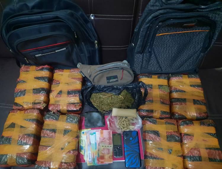 Satres Narkoba Polres Labuhanbatu Amankan Tersangka Pengedar Ganja