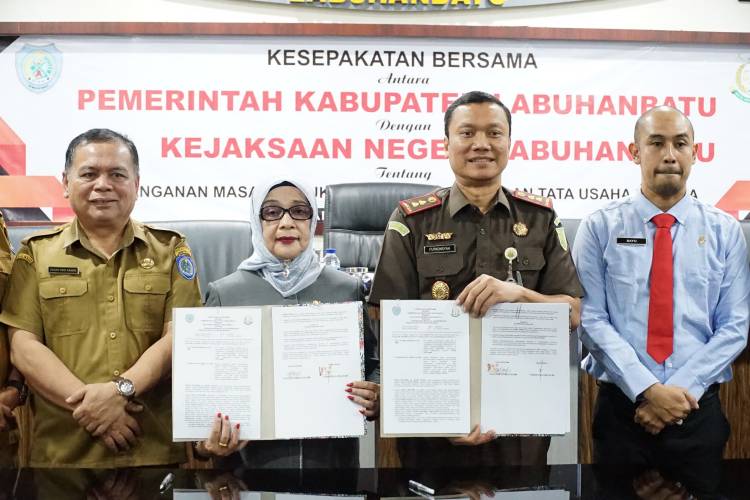 Pemkab Labuhanbatu Tandatangani Kesepakatan Bersama Dengan Kejaksaan Negeri Rantauprapat