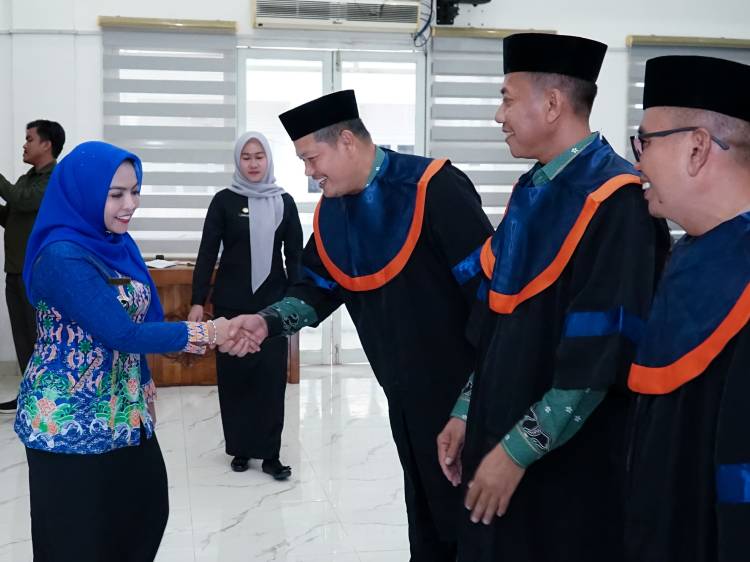Bupati Labuhanbatu Lantik Dewan Hakim MTQH Ke-55 dan Dewan Juri FSQ Ke-40
