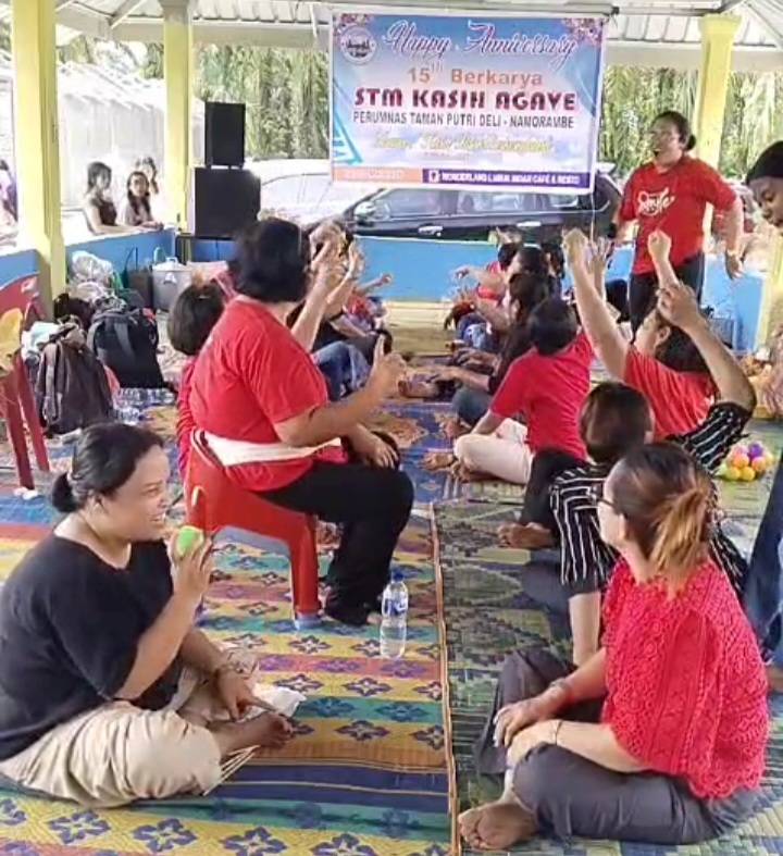 Perayaan HUT ke-15 STM Kasih Agave Berlangsung Meriah di Taman Lubuk Indah