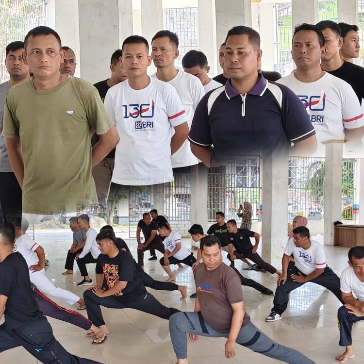 BRI BO Kotapinang Gelar Latihan Taekwondo Guna Tingkatkan Kemampuan Fisik