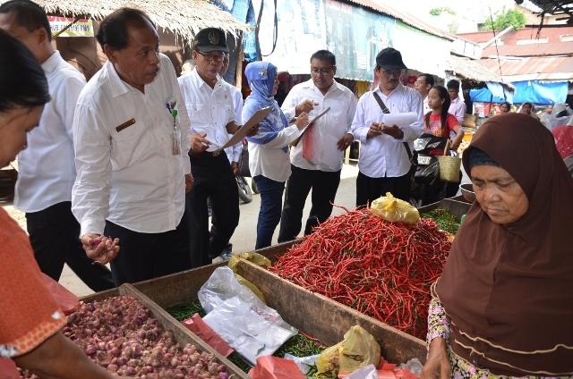Pemkab Langkat Cek Harga-harga di Pasar Tradisional Jelang Lebaran