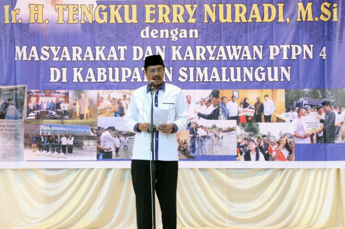 Ini Baru Paten, Tengku Erry Alokasikan Rp70 Miliar Bangun Jalan di Simalungun Tahun Ini