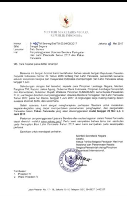 Pemko Padangsidimpuan Dinilai Abaikan Surat Edaran Mendagri dan Mensesneg Terkait Upacara Harlah Pancasila