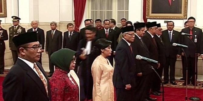 Presiden Jokowi Lantik Anggota DKPP 2017-2022