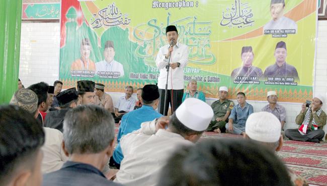 Silaturahmi Bersama Warga di Masjid Raya Al Mujahirin Mandala
