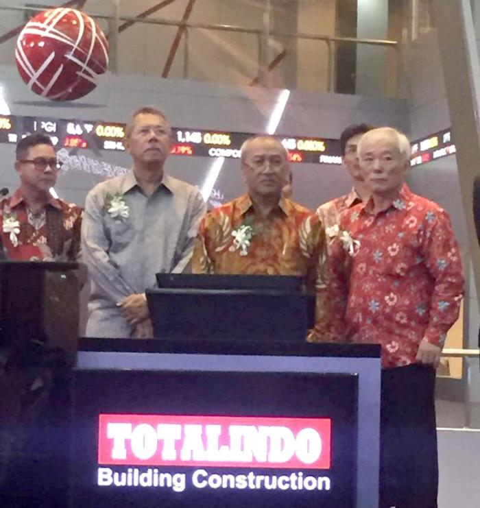 PT. Totalindo Tercatat Emiten Kesebelas di BEJ Tahun 2017