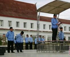 Upacara Harlah Pancasila di Tapsel Dipimpin Wakil Bupati