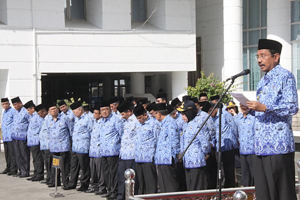 Gubernur Sumut Pimpin Upacara Hari Pancasila