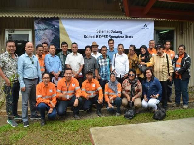 Komisi B DPRD Sumatera Utara Kunjungi Tambang Emas Martabe 
