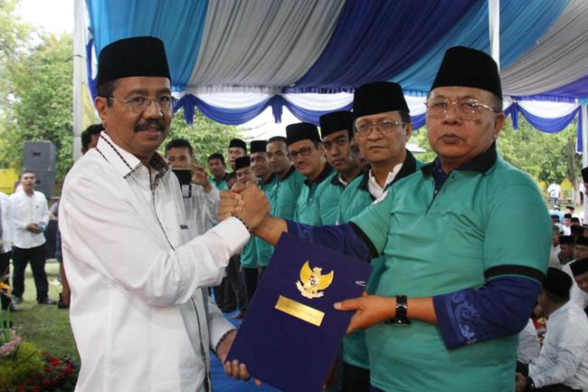 Dilantik Gubernur, Soekirman Jabat Ketua IKA USU