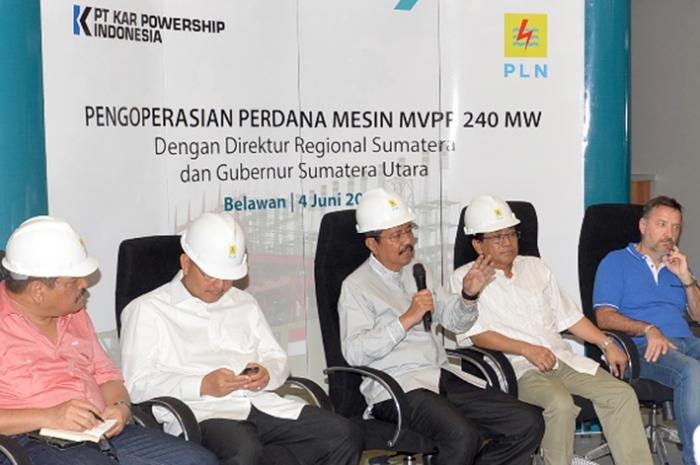 Kapal Listrik Dioperasikan, Optimis Masalah Listrik Sumut Teratasi