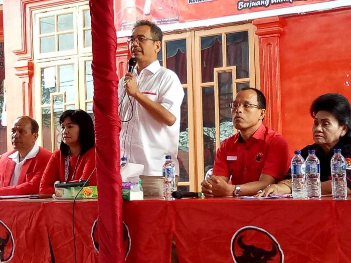 Dihadiri Sihar Sitorus. PDI-P Mantapkan Djoss di Humbahas