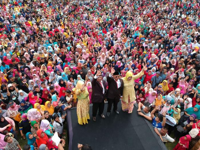 Hasil Hitung Cepat, Paslon Independen Irsan - Arwin Menangkan Pilkada Padangsidimpuan