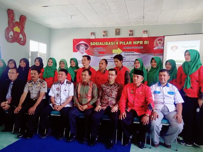 PPWI Lampung dan DPD RI Perwakilan adakan Sosialisasi MPR RI tentang Pancasila, di Pringsewu