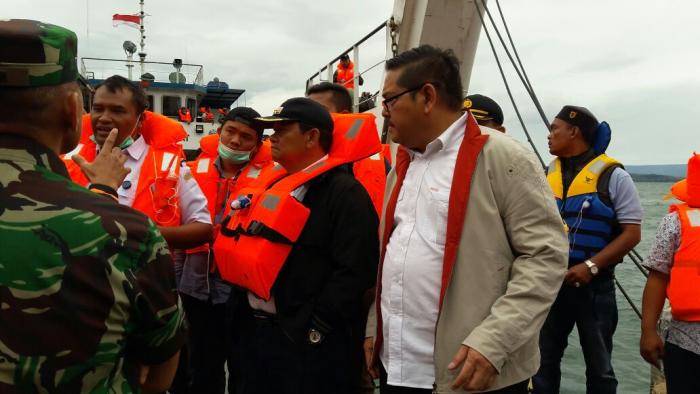 Parlindungan Purba Turut ke Lokasi Evakuasi Tenggelamnya KM Sinar Bangun