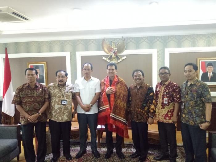 Pemkab Humbahas Kunjungi Menteri PAN & RB di Jakarta
