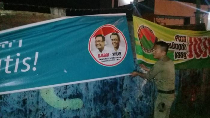 APK Paslon Gubsu & Wagubsu Dibersihkan