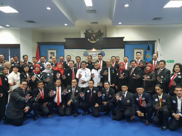 Pelantikan Presnas FOKAN Dihadiri 3 Deputi BNN