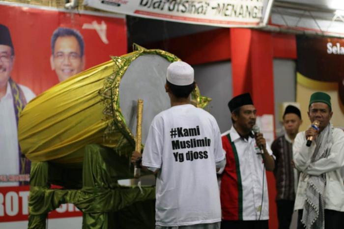 Bersama Untai Takbir Kemenangan di Posko Relawan Djoss