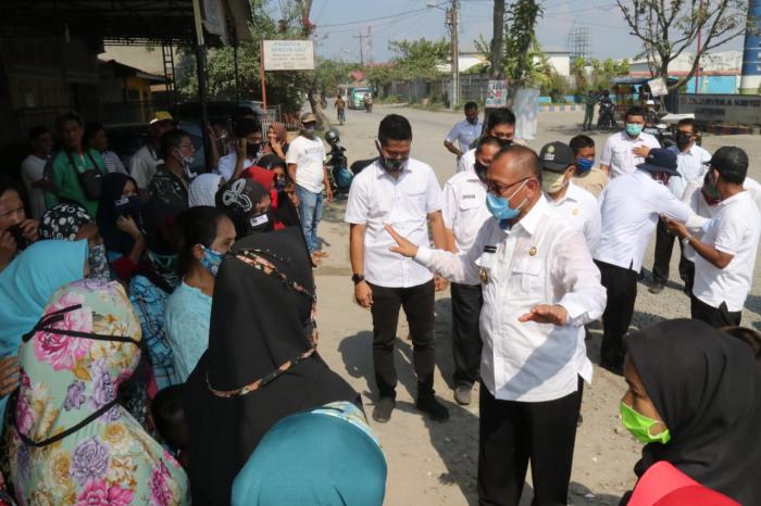 Akibat Pandemi Covid-19, Perbaikan Jalan Pancing Martubung Tertunda