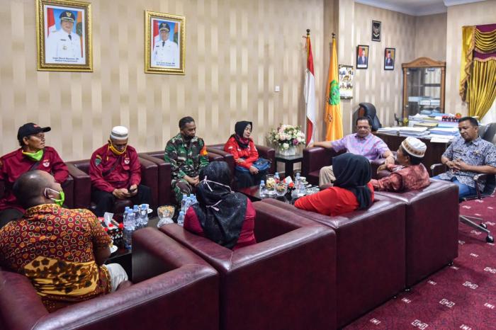 Terima Audensi GCI, Walikota Padangsidimpuan Minta Kompetisi Sepakbola Ditunda