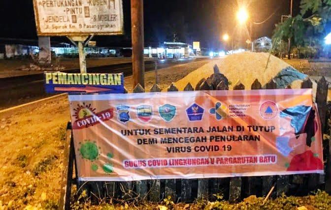 Satu Lingkungan di Tapsel Dilockdown Akibat 8 Warganya Terkonfirmasi Covid 19